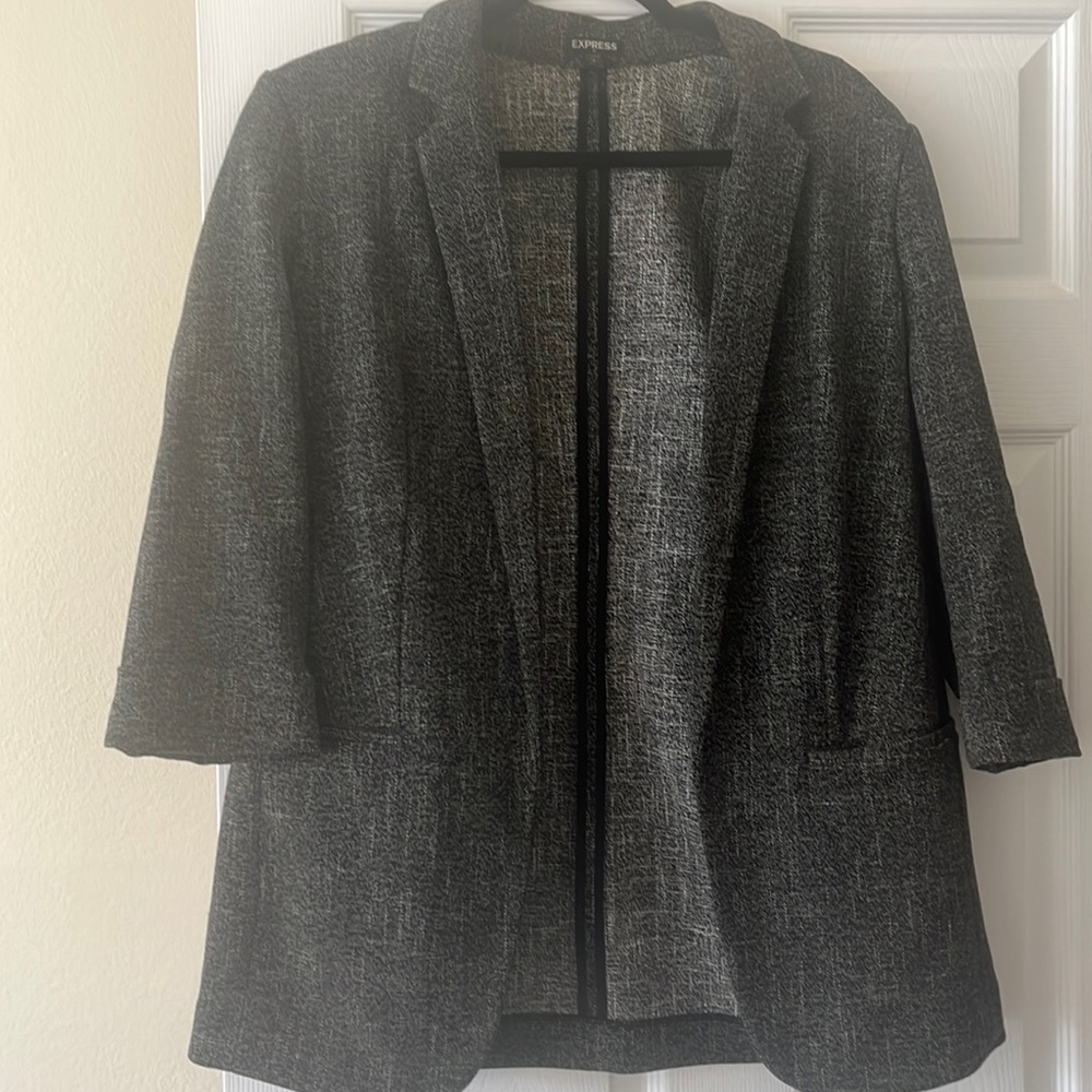 Express charcoal blazer!!